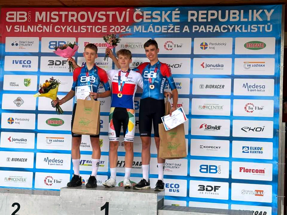 Jakub Tesařík se v sobotní časovce na MČR v mládež v Tisové postavil na stupínek nejvyšší.