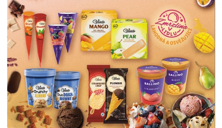 ČEŠTÍ ZÁKAZNÍCI ZŮSTÁVAJÍ VĚRNÍ VANILCE A ČOKOLÁDĚ: LIDL PŘICHÁZÍ S VÍCE NEŽ 60 DRUHY ZMRZLIN