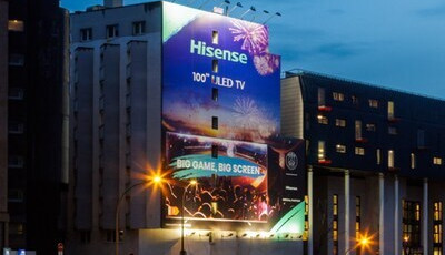 Společnost Hisense rozdmýchává sportovní vášeň díky možnosti sledovat dění v Paříži na velkoplošné obrazovce