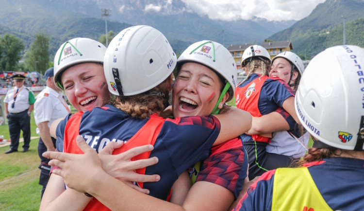 Mladí hasiči přivezli z Trentina zlatou a bronzovou medaili