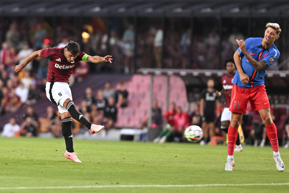 Fotbalisté Sparty remizovali doma v úvodu 3. předkola Ligy mistrů s FCSB 1:1