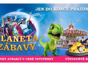 Největší zábavní park v Česku – Planeta zábavy s venkovním lunaparkem a světovou výstavou kosmonautiky Space Mission je otevřen už jen do konce prázdnin!