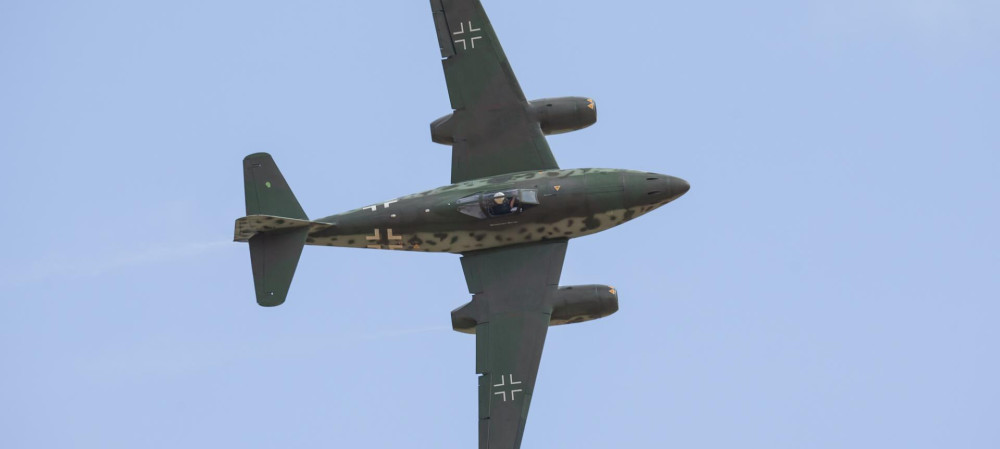 Messerschmitt Schwalbe, foto: Letecký den Cheb