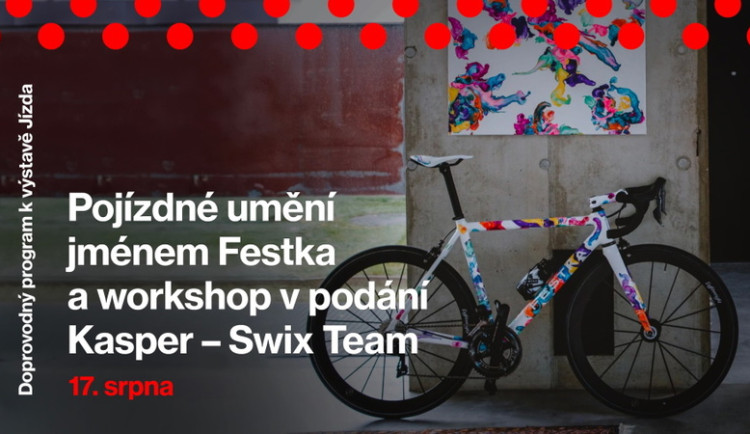 Výstava Jízda v EPO1 zve na odpoledne s Festkou a umělcem Karlem Štědrým