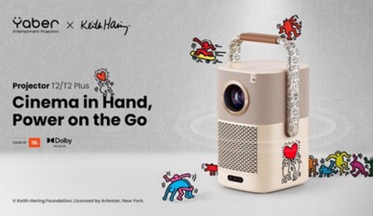 Zařízení, kde se technologie setkává s popkulturou: Yaber představuje první projektor na světě inspirovaný Keithem Haringem