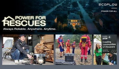 Společnost EcoFlow představila program „Power For Rescues", zaměřený na podporu záchranářů a připravenosti na katastrofy