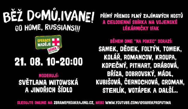 Živě: Setkání plných zajímavých hostů "Běž domů, Ivane"