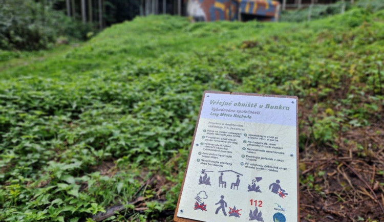 Náchod přesouvá veřejné ohniště. Nové místo slibuje větší klid pro místní