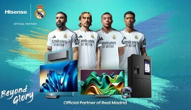 Hisense se stává novým oficiálním sponzorem Realu Madrid