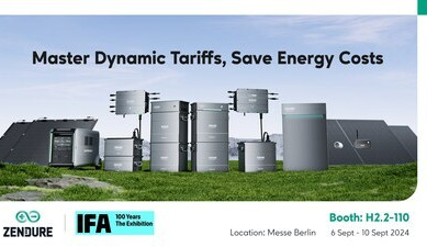 Zendure představuje na veletrhu IFA 2024 inovativní energetická řešení SolarFlow Hyper a SolarFlow Ace