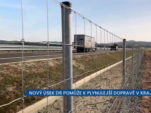 Nový úsek D6 pomůže k plynulejší dopravě ve Středočeském kraji