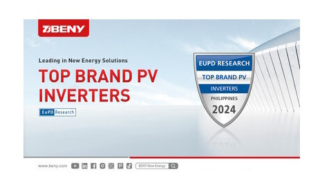 Společnost Beny získává ocenění nejlepší značky v oboru fotovoltaiky „Top Brand PV 2024" od agentury EUPD Research za měniče