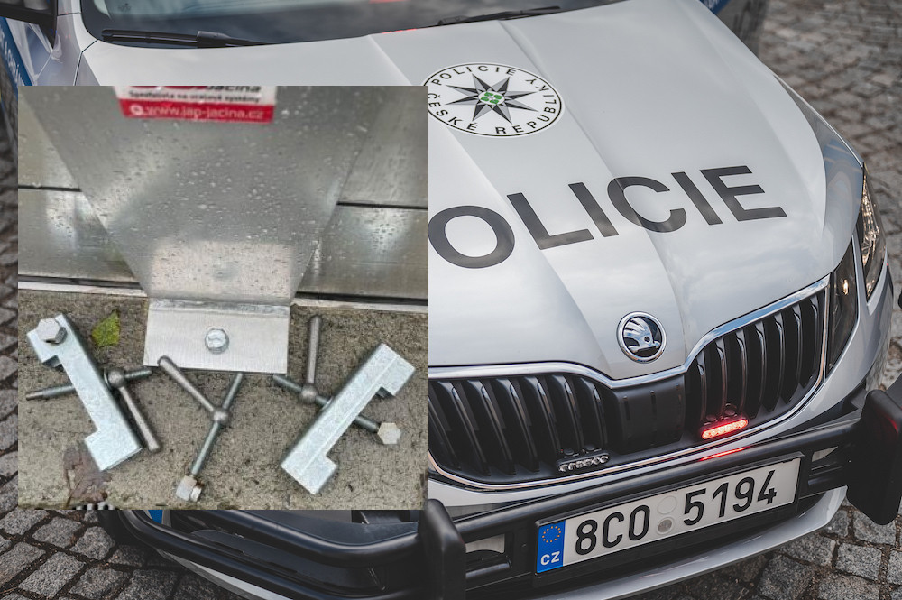 Policie hledá člověka, který v Písku poškodil protipovodňovou stěnu