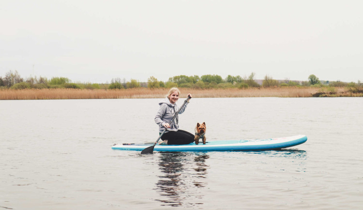 Jak na paddleboarding se psem