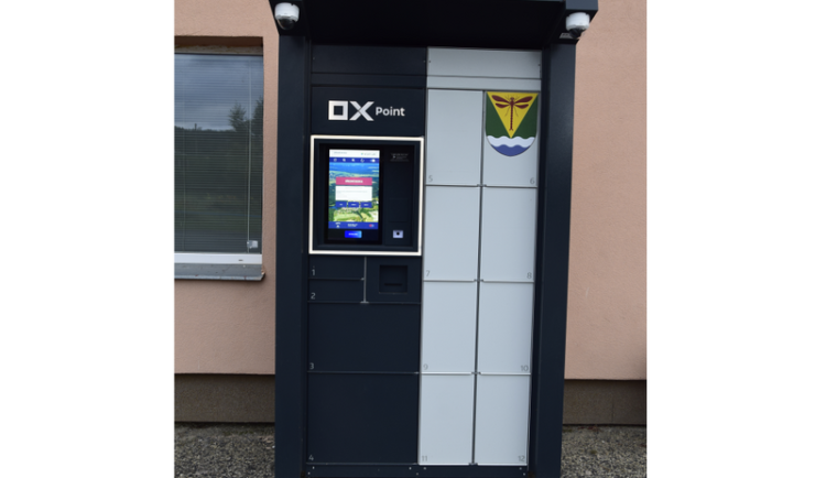 Zásilkové boxy OX Point v obcích fungují i jako elektronické úřední desky