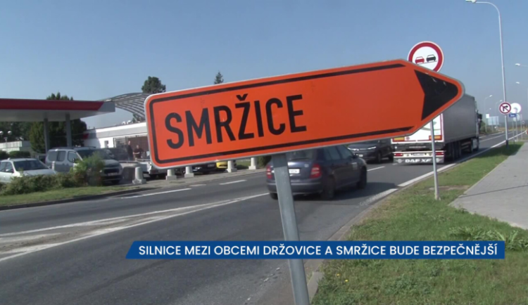 Silnice mezi obcemi Držovice a Smržice je pro dopravu uzavřena, motoristé musí objížďkou