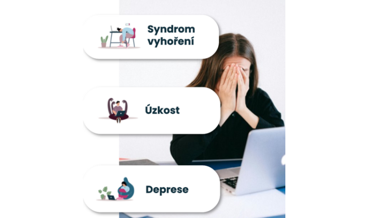 Až třetina Čechů pociťuje symptomy úzkostí, depresí či nadměrného stresu, vyplývá z průzkumu