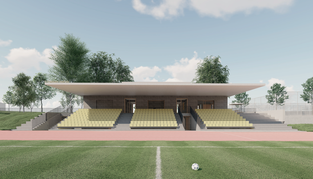 Vimperk plánuje novou tribunu a zázemí ve sportovním areálu.