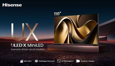 Působivý 110palcový ULED X Mini LED televizor Hisense nyní k dostání na celém světě