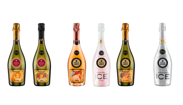 Mucha Sekt triumfuje na Prague Wine Trophy 2024 s pěti zlatými medailemi