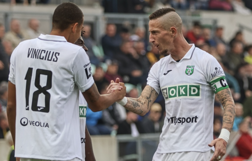 Fotbalisté Mladé Boleslavi remizovali 1:1 s Karvinou, Vydra opět nedal penaltu.