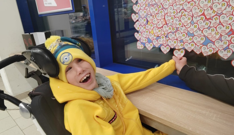Sbírka Srdce dětem v Lidlu