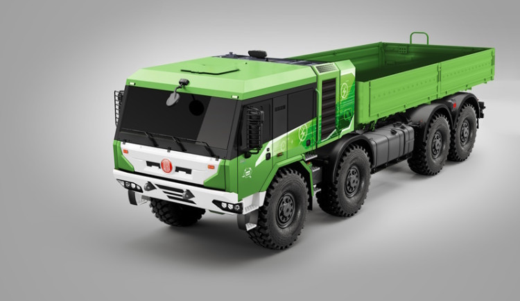 Představení vozu Tatra Force e-Drive Hybrid na veletrhu e-Salon 2024