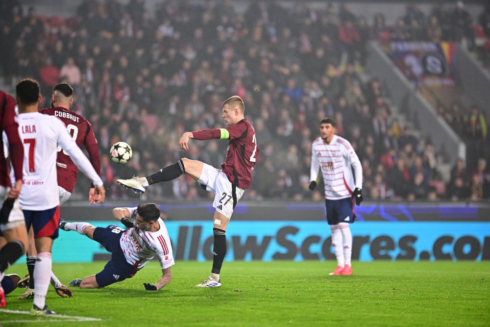 Fotbalisté Sparty podlehli v Lize mistrů doma Brestu 1:2