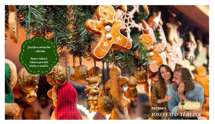 50 minut vánoční talk show s Josefem Maršálkem a Terezou Bebarovou, kouzelné vánoční městečko zdarma, koncert Ilony Csákové a charitativní rozměr – vše v sobotu 23. listopadu!