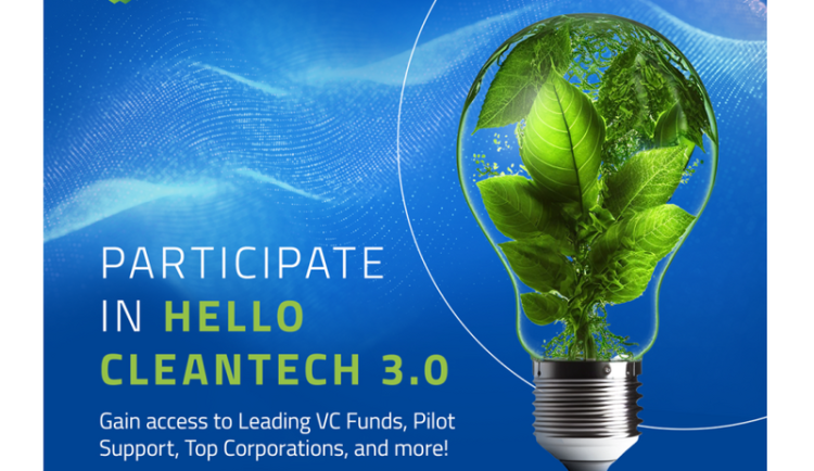 Program Hello CleanTech 3.0 vytvoří jedinečné spojení mezi inovativními start-upy a vedoucími firmami v oboru