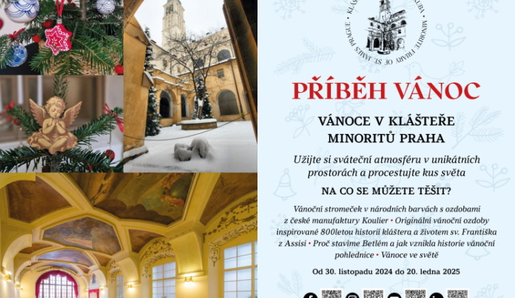 Příběh Vánoc v Klášteře minoritů Praha