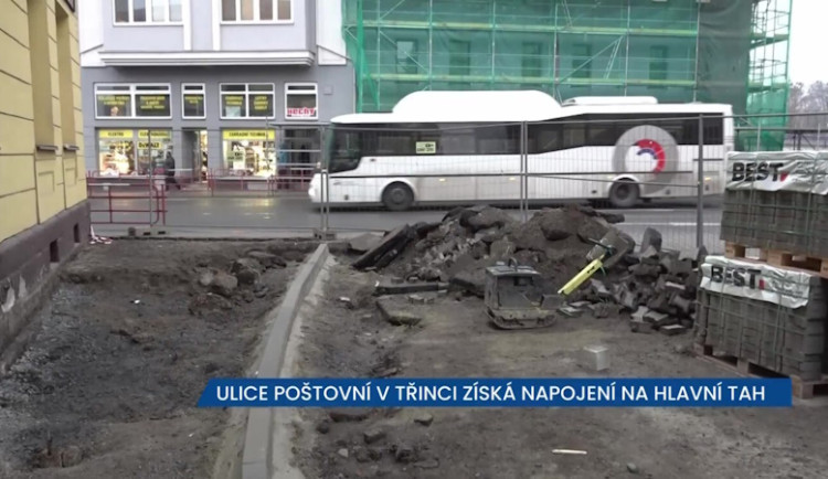 Jednosměrná ulice Poštovní v Třinci získá napojení na hlavní tah
