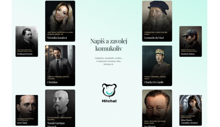 Chatujte s avatary historických i žijících osobností