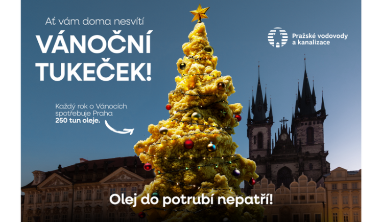 Vánoční tuková pohroma v Praze: Zachraňte potrubí, oleje a tuky vytřídíte snadno