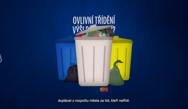 Třiďme více, plaťme méně. Louny spustily kampaň v kině, divadle i na sítích