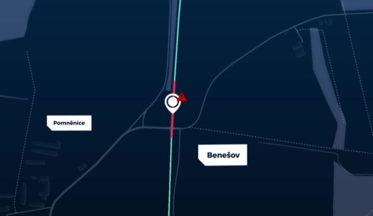 Za Benešovem pozor na předjíždění, může být fatální
