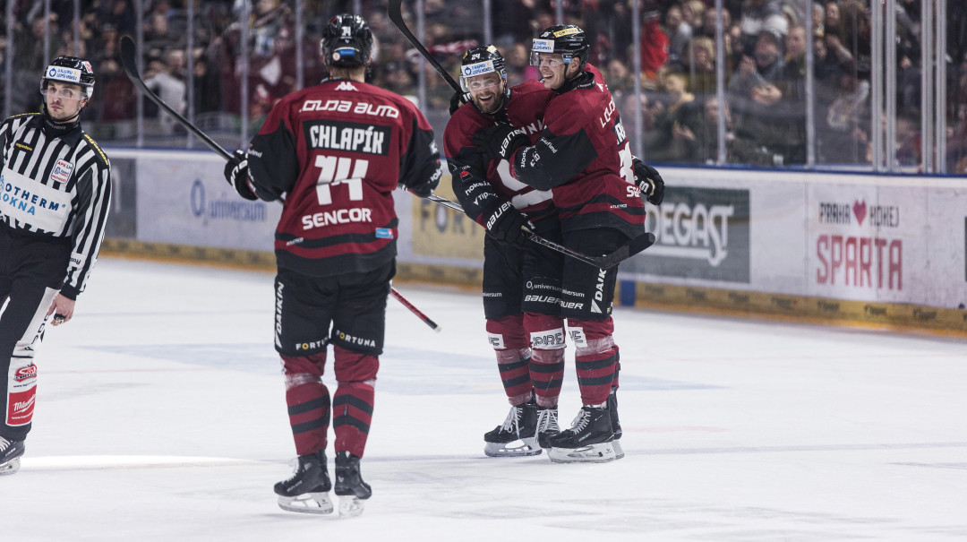 Hokejisté Sparty porazili Plzeň 4:0