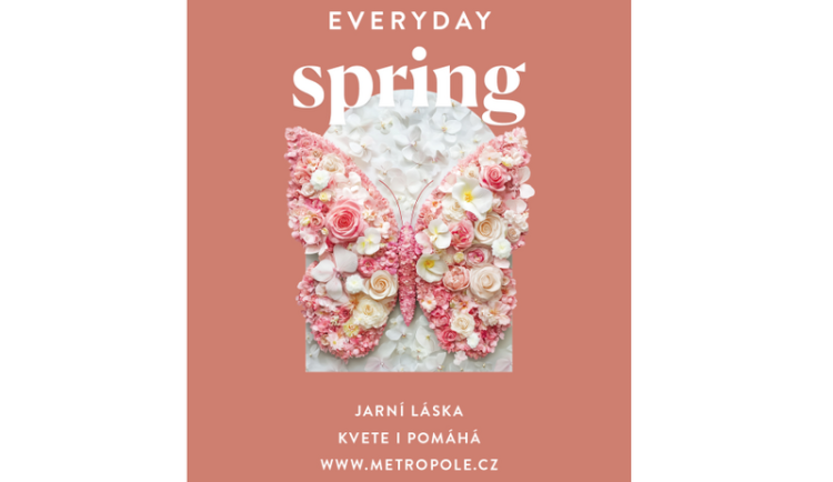 Květina, která plní sny. Přivítejte jaro dobrým skutkem v Metropoli Zličín