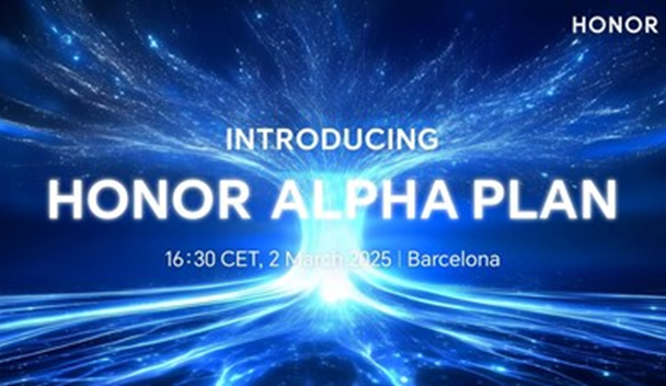 Značka HONOR představí na veletrhu MWC 2025 novou strategickou iniciativu HONOR ALPHA PLAN