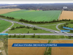 Začala stavba obchvatu Litomyšle, stavba je důležitá jako alternativa pro D1