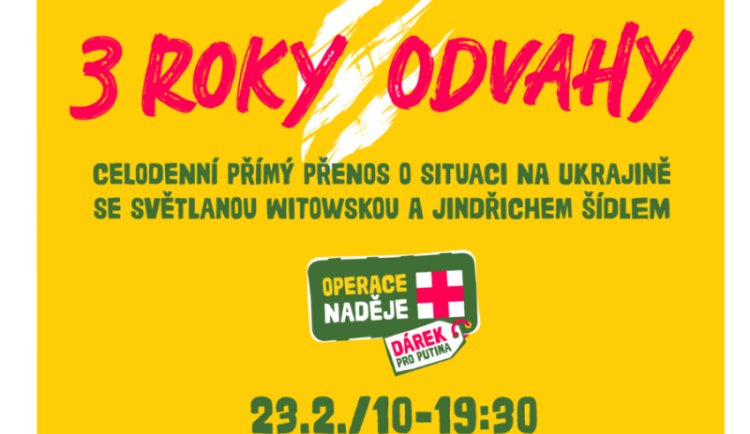 Živě: Operace naděje - 3 roky odvahy