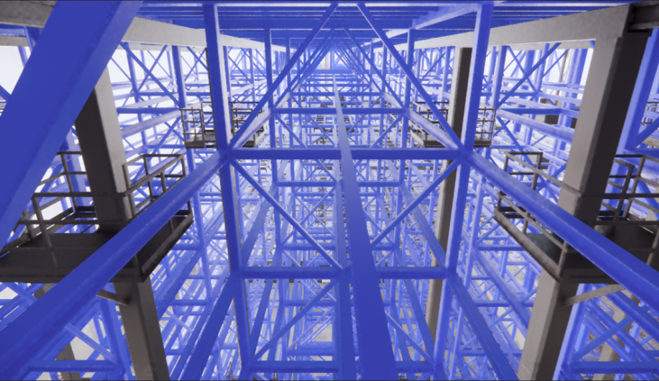 Obermeyer Helika realizuje projekt dopravníkových mostů a skladu karoserií pro Škoda Auto Mladá Boleslav