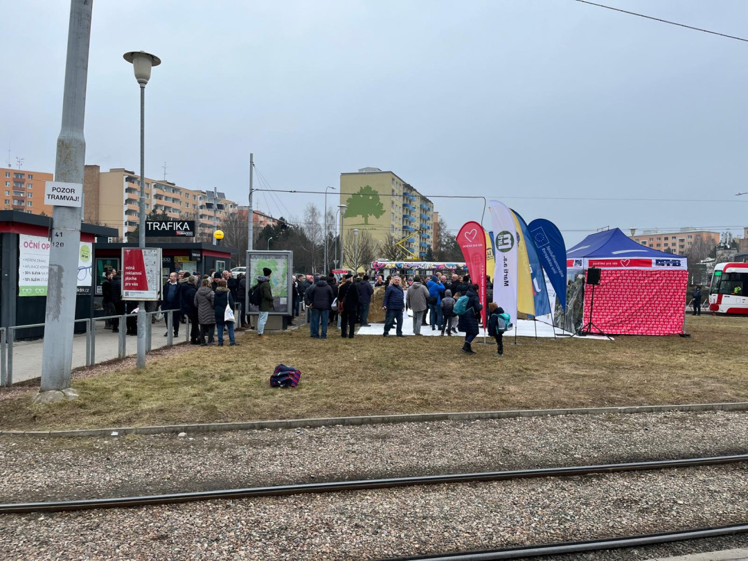 Obyvatelé brněnského sídliště Kamechy se dočkají rychlejší dopravy. Začala stavba tramvajové trati