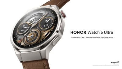 Společnost HONOR představila na veletrhu MWC 2025 úžasné hodinky HONOR Watch 5 Ultra