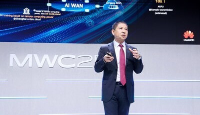 Společnost Huawei představila řešení AI WAN, které urychluje přechod do éry inteligentních sítí Net5.5G