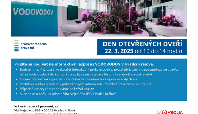 DEN OTEVŘENÝCH DVEŘÍ v rámci Světového dne vody