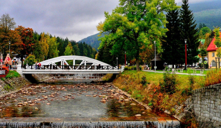 Špindlerův Mlýn za skoro deset milionů opraví Bílý most v centru