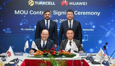 Společnosti Huawei a Turkcell podepsaly na MWC 2025 memorandum o porozumění pro společné inovace moderních sítí