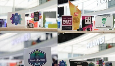 MWC 2025: Společnost Huawei získala 33 mediálních ocenění