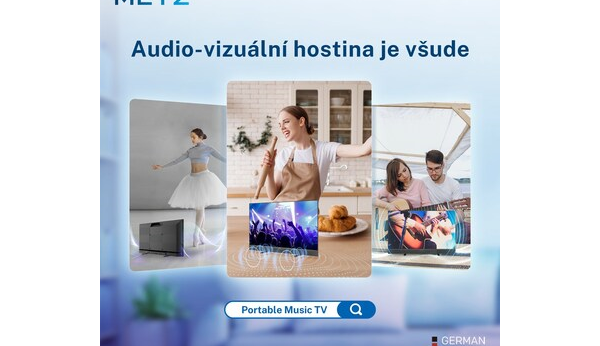  METZ MTE7000: Boombox v novém kabátě – poznejte přenosnou hudební TV, jaká tu ještě nebyla